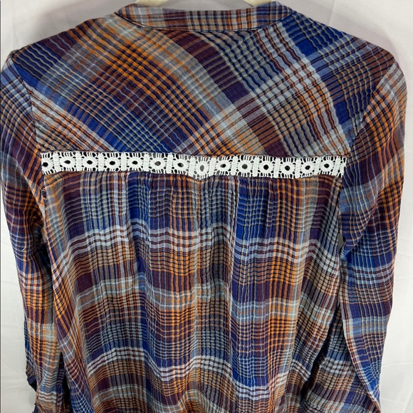 HOLDING HORSES Plaid shirt dress S - Picture 5 of 6